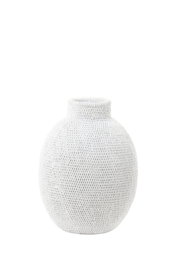 Vase Mashaba Weiß 40cm