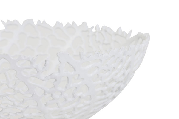 Light&Living Schale Koralle Weiß 35cm