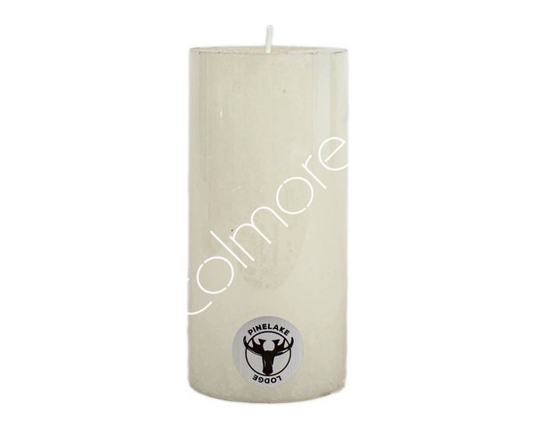 Colmore Pinelake Lodge  Kerze Weiß 7x15cm