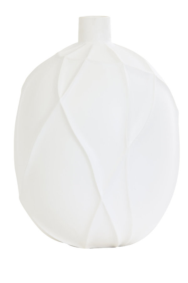 Light&Living Ventano Vase Weiß 38cm