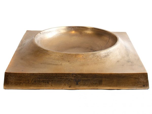 Colmore Ständer Quadratisch für Schale 52x52cm Bronze/Gold