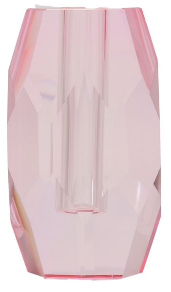 Vase Kristallglas Puderrosa 12,5cm