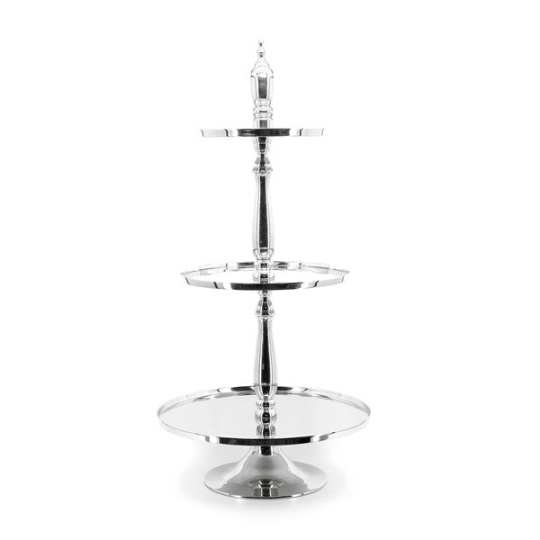 Colmore Etagere 3 Stock 100cm Silber