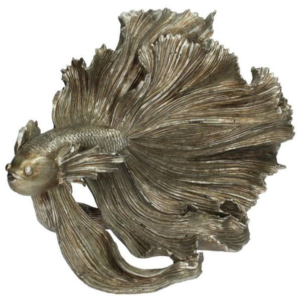 Deko Königsfisch Silber/Gold 45cm
