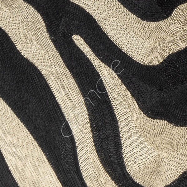 Colmore Dekokissen Zebra Schwarz/Beige 50x50cm