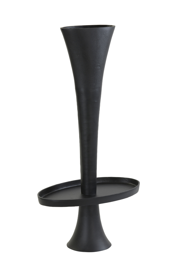 Light&Living Zembi Vase mit Etagere 86cm Oval