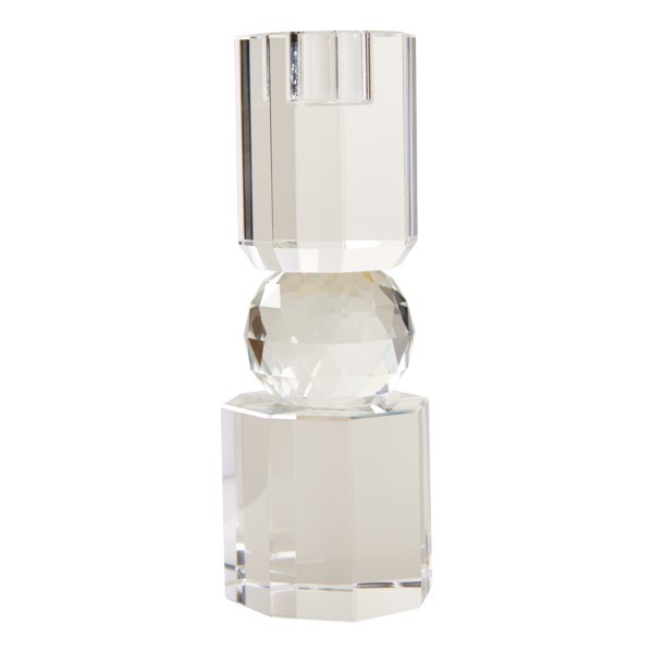 Kristallglas Kerzenhalter Klarglas 19cm