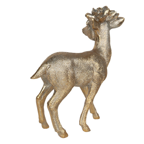 Clayre & Eef Nostalgie Bambi Hirsch Figur Gold 19cm