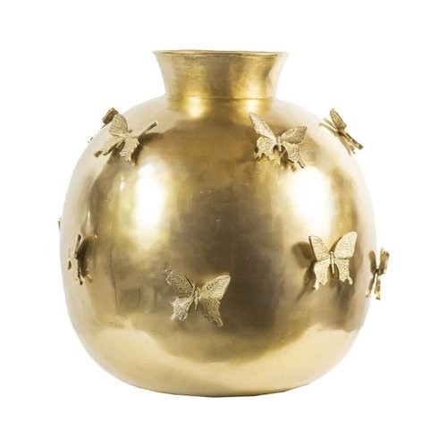 Colmore Vase Bronze/Gold Schmetterling 53x53cm