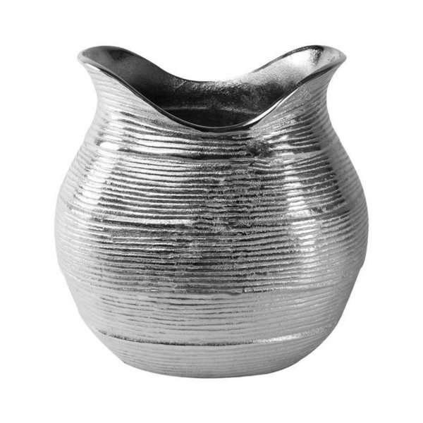 Colmore Vase ALu/RAW Silber 26cm
