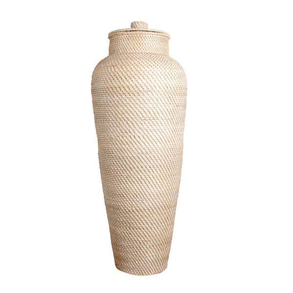Vase mit Deckel Korb 90cm