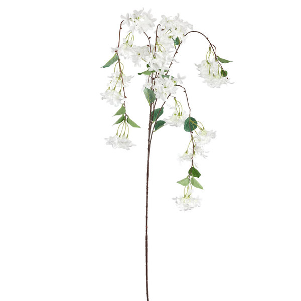 Kunstblume Blüte Weiß 150cm