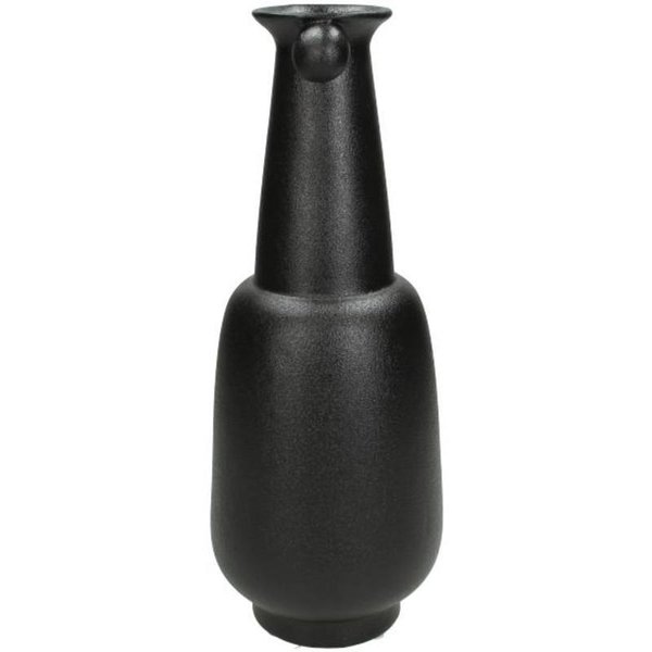 Vase Japandi Schwarz 33cm