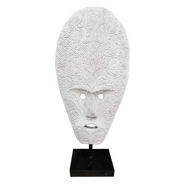 Colmore Skulptur Face/Gesicht Holz  78cm
