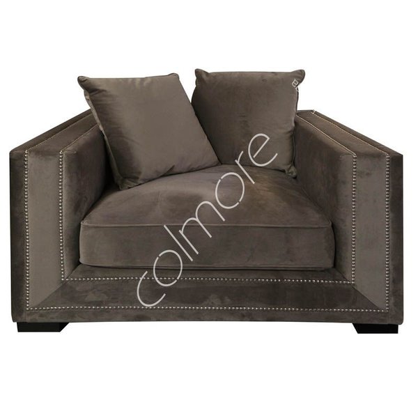 Colmore Sessel Velour  Taupe