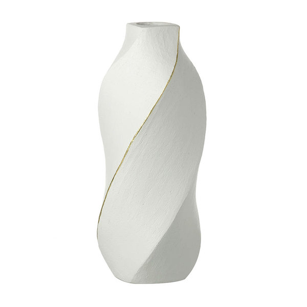 Parlane Vase Persephone Weiß/Gold  38cm