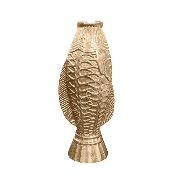 Colmore Vase Fisch Bronze 23cm