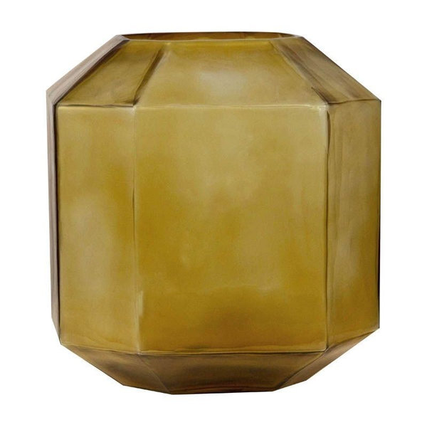 Colmore Vase Gold Glas Geschliffen 26cm