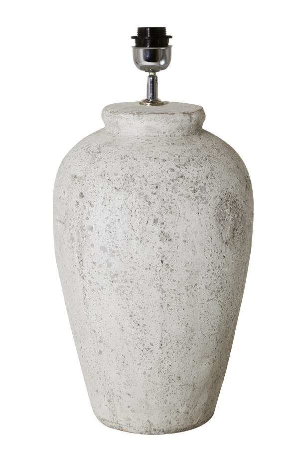 Tischlampenfuss Keramik Grau 55cm