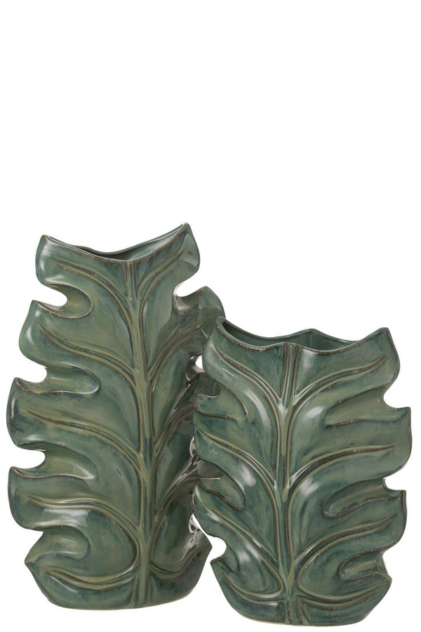 Vase Leaf Grün 46cm