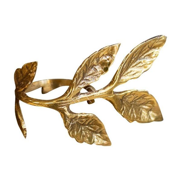 Colmore Serviettenringset 4er Leaf Gold/Bronze