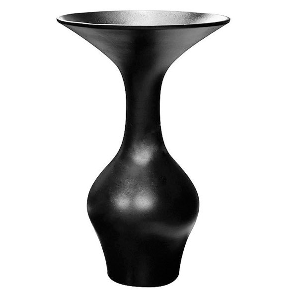 Colmore Vase Trumpet 62cm ALU/RAW Black