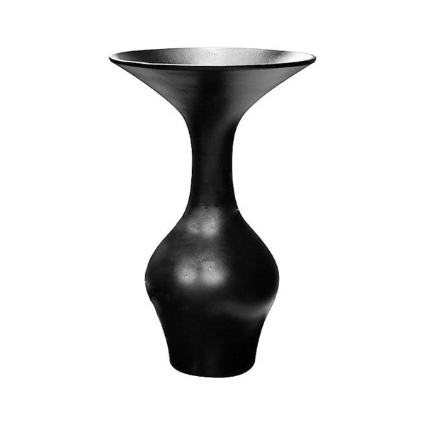 Colmore Vase Trumpet 48cm ALU/RAW Black