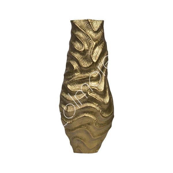 Colmore Vase Golden Wave ALU/RAW 30cm
