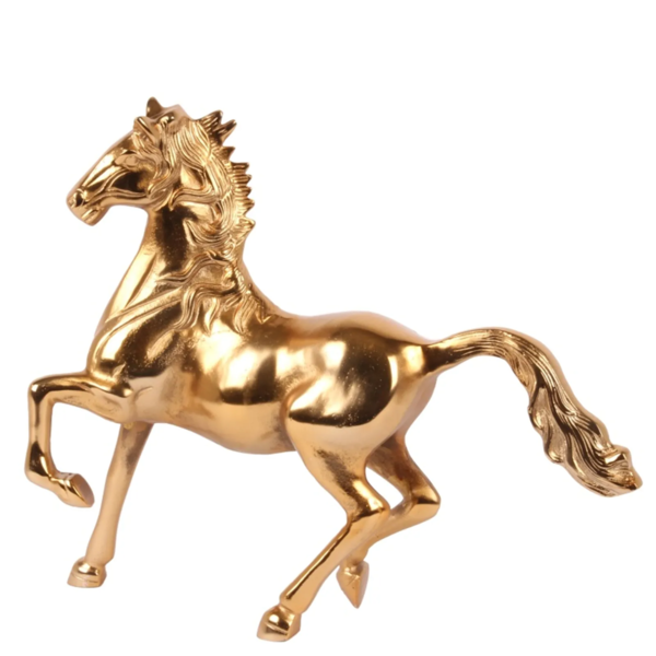 Equestrian Collection Dekopferd Horse Gold 38cm