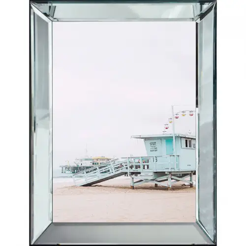 Bild Spiegelrahmen -Malibu Beach 70x90cm