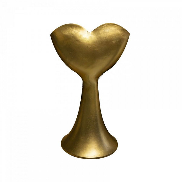 Colmore Vase Herz/Lips Bronze/Gold 46cm