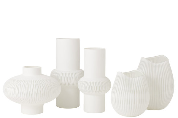 Lux Design Vase White 31,5cm