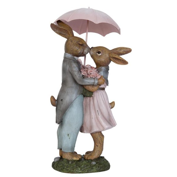 Clayre & Eef Hasenpaar in Love mit Schirm