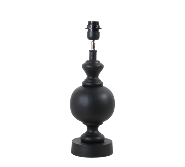 LUX Design Tischlampe Bells Schwarz 50cm