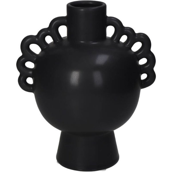 Lux Design Vase Schwarz 21cm