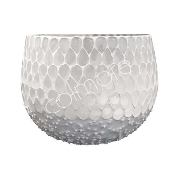 Colmore Teelicht  Mosaik White Shell Collection 13cm