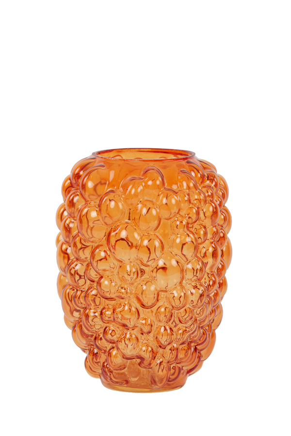 Light&Living Vase Alfredo Dunkel Orange 20cm