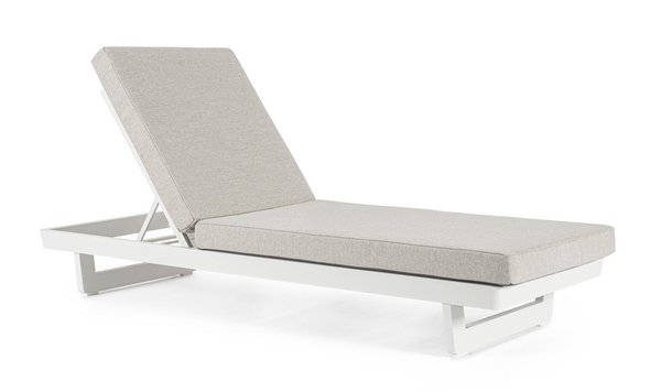 Loung Sonnenliege Outdoor White/Sand 195cm