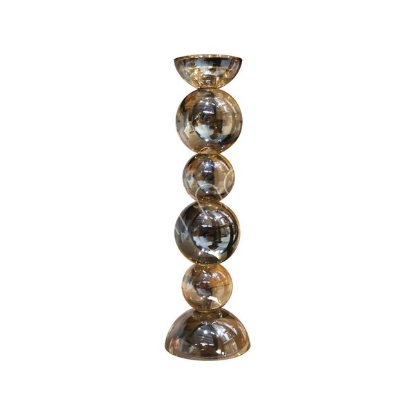 Colmore Kristallglas Kerzenhalter Gold|Bernstein 38cm